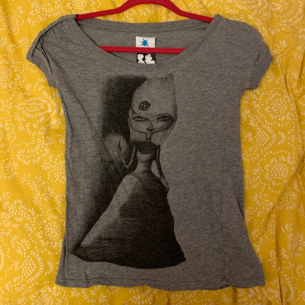 Cotton graphic tee